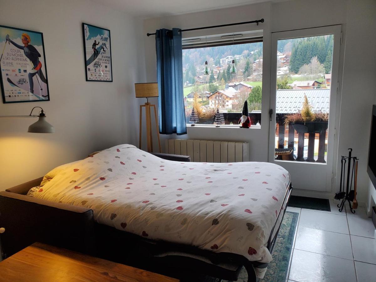 Studio Avec Petit Balcon Et Cheminee - Grand Massif Les Carroz d'Araches Dış mekan fotoğraf