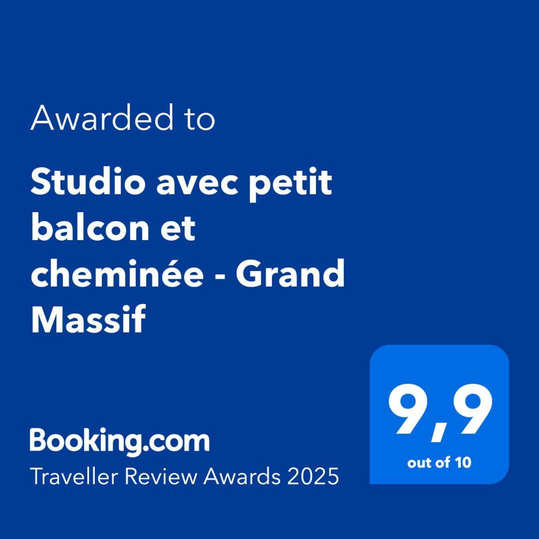 Studio Avec Petit Balcon Et Cheminee - Grand Massif Les Carroz d'Araches Dış mekan fotoğraf